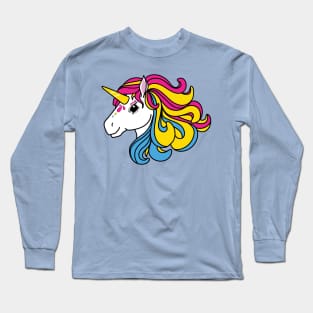 Rainbow Unicorn, Pansexual Pride Long Sleeve T-Shirt